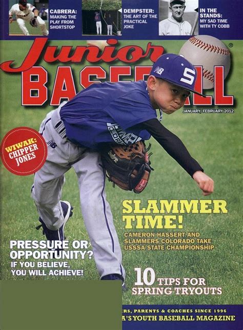 baseball magazines for boys.